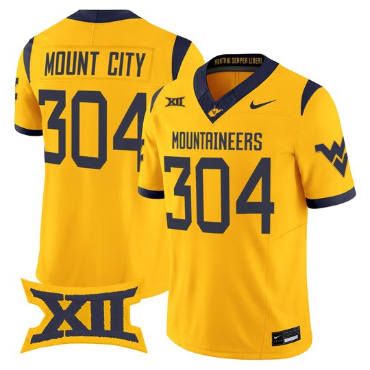 Men's West Virginia Mountaineers 2026 Vapor Limited Jersey - All Stitched