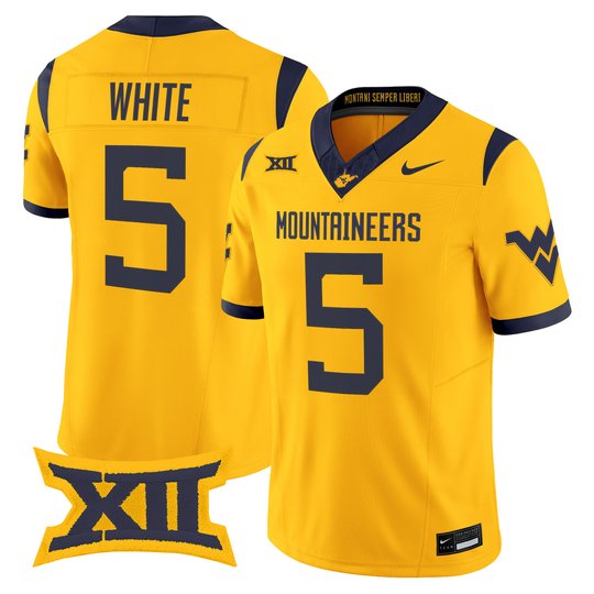 Men's West Virginia Mountaineers 2026 Vapor Limited Jersey - All Stitched