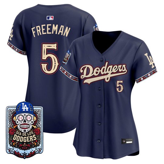 Women's Los Angeles Dodgers Día de los Muertos Vapor Premier Limited Jersey - Stitched