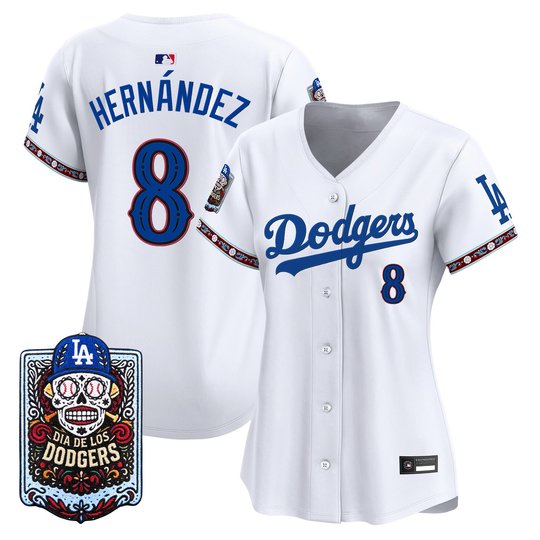 Women's Los Angeles Dodgers Día de los Muertos Vapor Premier Limited Jersey - Stitched