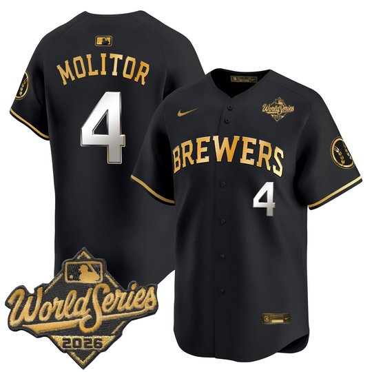 Men's Milwaukee Brewers 2026 World Series Vapor Premier Limited Jersey V2 - All Stitched