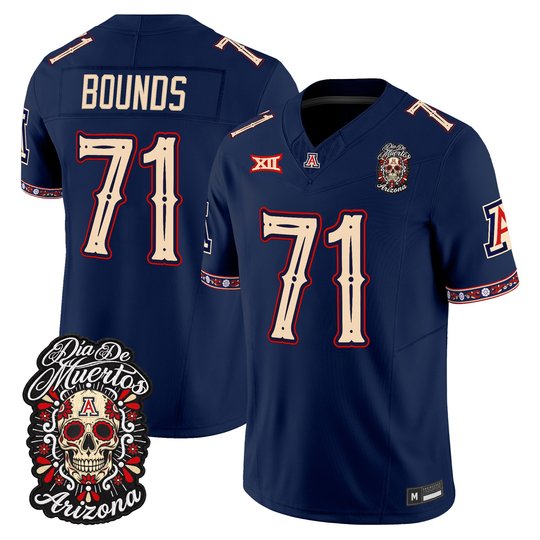Men's Arizona Wildcats Día de los Muertos Vapor Limited Jersey - All Stitched