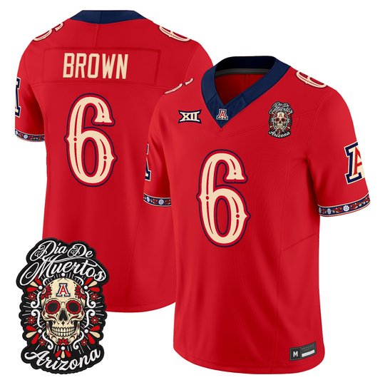 Men's Arizona Wildcats Día de los Muertos Vapor Limited Jersey - All Stitched