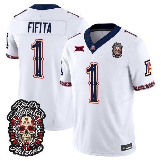 Men's Arizona Wildcats Día de los Muertos Vapor Limited Jersey - All Stitched