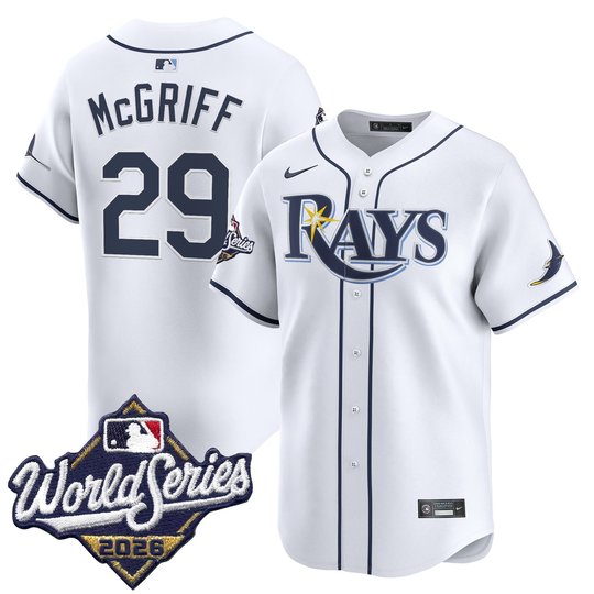 Men's Tampa Bay Rays 2026 World Series Vapor Premier Limited Jersey - All Stitched