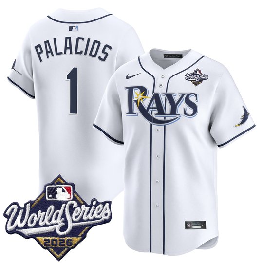 Men's Tampa Bay Rays 2026 World Series Vapor Premier Limited Jersey V2 - All Stitched