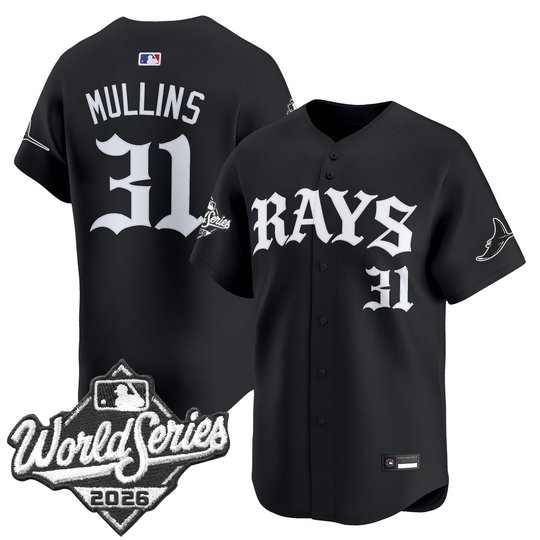 Men's Tampa Bay Rays 2026 World Series Vapor Premier Limited Jersey - Old English Edition - All Stitched
