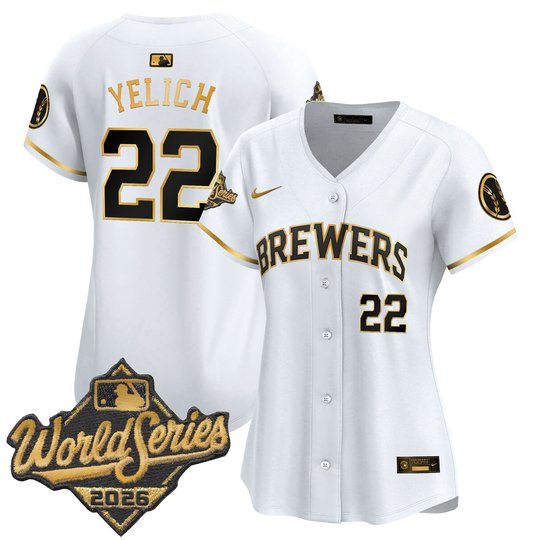 Women's Milwaukee Brewers 2026 World Series Vapor Premier Limited Jersey - All Stitched