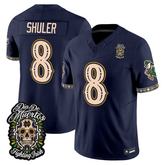 Men's Notre Dame Fighting Irish Día de los Muertos Vapor Limited Jersey - All Stitched
