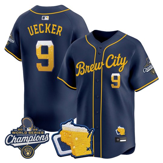 Men's Milwaukee Brewers "Brew City Edition" 2026 World Series Champions Vapor Premier Limited Jersey - Stitched