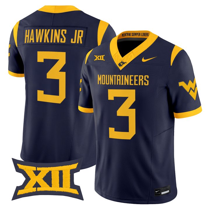 Men's West Virginia Mountaineers 2026 Vapor Limited Jersey - All Stitched