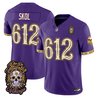 Men's Minnesota Vikings Día de los Muertos Vapor Limited Jersey - All Stitched