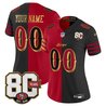 San Francisco 49ers 80th Anniversary Patch Vapor Limited Custom Jersey - Rivalries Edition - All Stitched