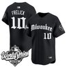 Men's Milwaukee Brewers 2026 World Series Vapor Premier Limited Jersey - Gothic Edition - All Stitched