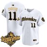 Men's Milwaukee Brewers 2026 World Series Vapor Premier Limited Jersey - Gothic Edition - All Stitched