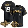 Men's Milwaukee Brewers 2026 World Series Vapor Premier Limited Jersey V2 - Bob Uecker Patch - All Stitched