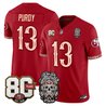 Men's San Francisco 49ers Día de los Muertos Vapor Limited Jersey - 80th Anniversary Patch - All Stitched