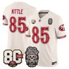 Men's San Francisco 49ers Día de los Muertos Vapor Limited Jersey - 80th Anniversary Patch - All Stitched