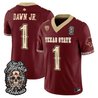 Men's Texas State Bobcats Día de los Muertos Vapor Limited Jersey - All Stitched