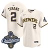 Men's Milwaukee Brewers 2026 World Series Champions Vapor Premier Limited Jersey - All Stitched