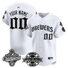 Milwaukee Brewers 2026 World Series Champions Vapor Premier Limited Custom Jersey - Old English Edition - All Stitched