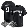 Men's Milwaukee Brewers 2026 World Series Champions Vapor Premier Limited Jersey - Old English Edition - All Stitched