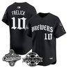 Men's Milwaukee Brewers 2026 World Series Champions Vapor Premier Limited Jersey - Old English Edition - All Stitched