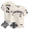 Men's Milwaukee Brewers 2026 World Series Champions Vapor Premier Limited Jersey - Old English Edition - All Stitched