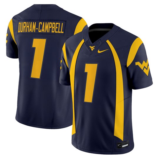 Men's West Virginia Mountaineers Throwback Vapor Limited Jersey - All Stitched