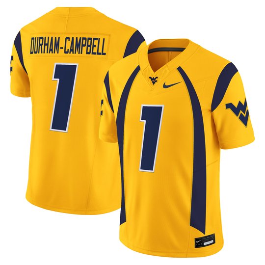 Men's West Virginia Mountaineers Throwback Vapor Limited Jersey - All Stitched