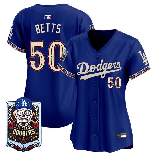 Women's Los Angeles Dodgers Día de los Muertos Vapor Premier Limited Jersey - Stitched