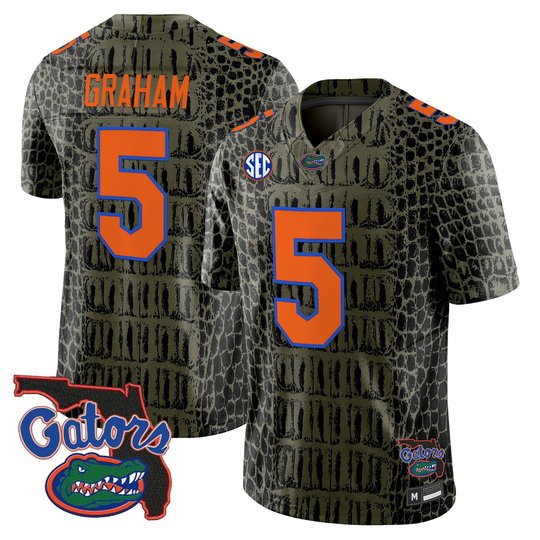 Florida Gators Olive Vapor Limited Jersey - Stitched