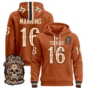Men's Texas Longhorns Día de los Muertos Premium Pullover Hoodie - All Stitched