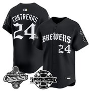 Men's Milwaukee Brewers 2026 World Series Champions Vapor Premier Limited Jersey - Old English Edition - All Stitched
