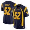 Men's West Virginia Mountaineers Throwback Vapor Limited Jersey - All Stitched