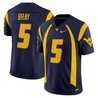 Men's West Virginia Mountaineers Throwback Vapor Limited Jersey - All Stitched