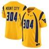 Men's West Virginia Mountaineers Throwback Vapor Limited Jersey - All Stitched