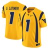 Men's West Virginia Mountaineers Throwback Vapor Limited Jersey - All Stitched