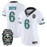 Women's Philadelphia Eagles Día de los Muertos Vapor Limited Jersey - All Stitched