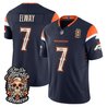 Men's Denver Broncos Día de los Muertos Vapor Limited Jersey - All Stitched