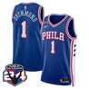Men's Philadelphia 76ers Swingman Jersey - 24th Season Patch - All Stitched