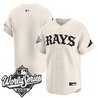 Men's Tampa Bay Rays 2026 World Series Vapor Premier Limited Jersey - Old English Edition - All Stitched