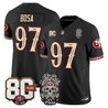Men's San Francisco 49ers Día de los Muertos Vapor Limited Jersey - 80th Anniversary Patch - All Stitched