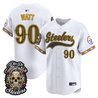 Men's Pittsburgh Steelers Día de los Muertos Vapor Limited Baseball Jersey - All Stitched