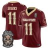 Men's Texas State Bobcats Día de los Muertos Vapor Limited Jersey - All Stitched