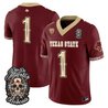 Men's Texas State Bobcats Día de los Muertos Vapor Limited Jersey - All Stitched