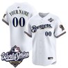 Milwaukee Brewers Throwback Vapor Premier Limited Custom Jersey - 2026 World Series - All Stitched