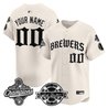 Milwaukee Brewers 2026 World Series Champions Vapor Premier Limited Custom Jersey - Old English Edition - All Stitched