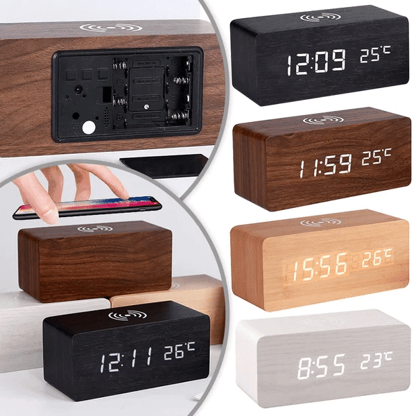 Valueeshop LED Digital Wooden Alarm Clock?50% OFF–LIMITED TIME ONLY?