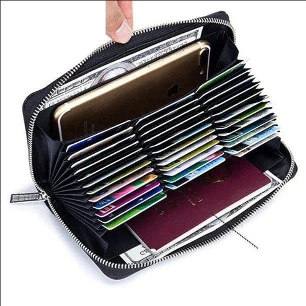 💥FASHION SALE 2022】Unisex Anti-Credit Card Fraud Multi-compartment Wallet